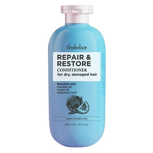 Sausų ir pažeistų plaukų kondicionierius SHAKEBAR REPAIR & RESTORE, 300 ml