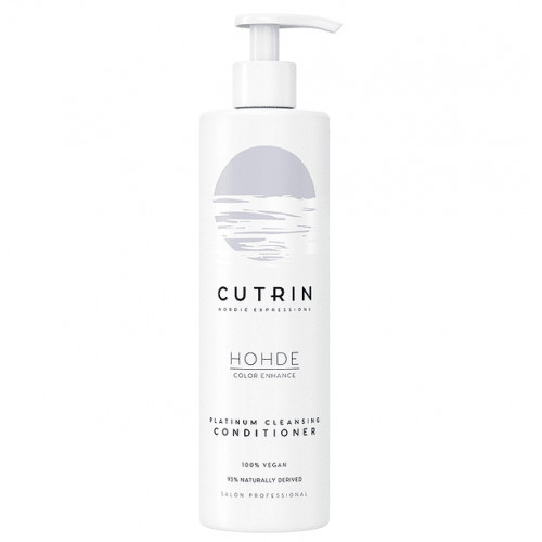 Cutrin Hohde Platinum Cleansing Conditioner Valomasis kondicionierius šviesintiems plaukams, 400ml