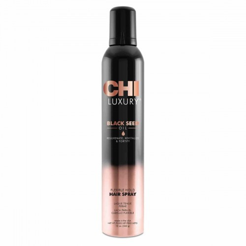 CHI Black Seed Oil Flexible Hold Hairspray Lanksčios fiksacijos plaukų lakas, 284g