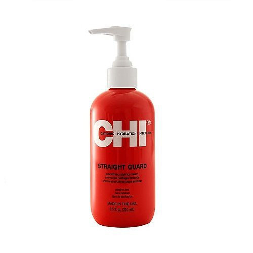 CHI Thermal Styling Straight Guard Tiesinamasis kremas plaukams, 251ml