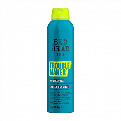 Tigi Bed Head Trouble Maker Dry Spray Wax Sausas purškiamas vaškas, 200ml