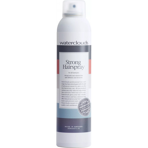 Waterclouds Strong Hairspray Stiprios fiksacijos purškiklis plaukams, 250ml