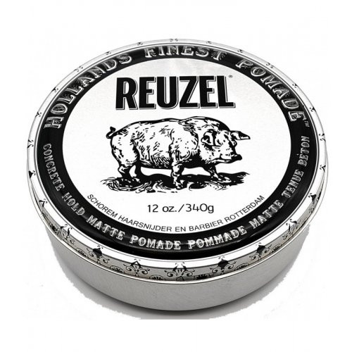 Reuzel Concrete Hold Matte Pomade Betono stiprumo matinė pomada, 340g