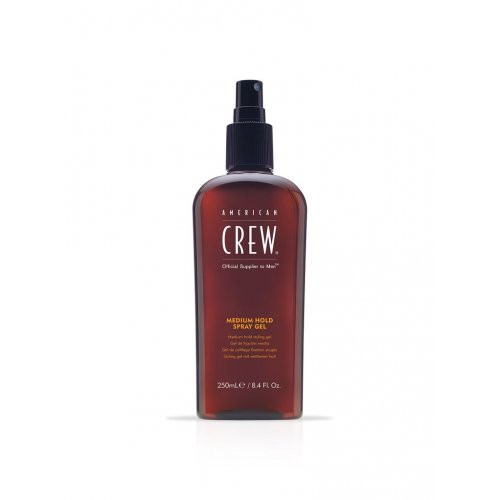 American Crew Medium Hold Spray Gel Vidutinės fiksacijos purškiamas plaukų formavimo gelis, 250ml