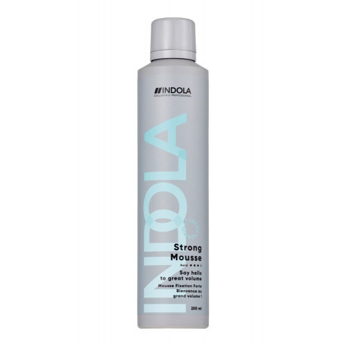 Indola Setting Strong Mousse Stiprios fiksacijos plaukų putos, 300ml