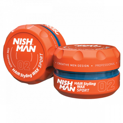 Nishman Hair Styling Wax 02 Sport Plaukų formavimo vaškas, 100ml