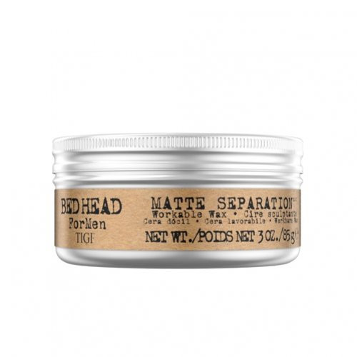 Tigi Bed Head For Men Matte Separation Workable Wax Matinis plaukų vaškas, 85g