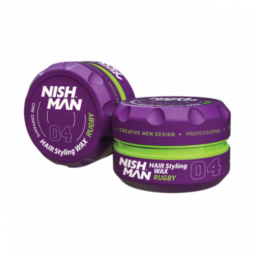 Nishman Hair Styling Wax 04 Rugby Plaukų formavimo vaškas, 100ml