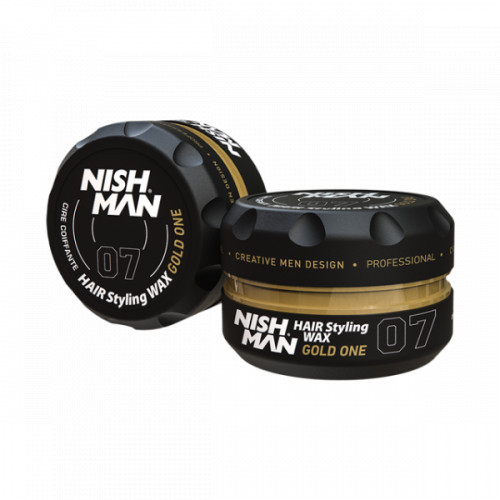 Nishman Hair Styling Wax 07 Gold One Plaukų formavimo vaškas, 100ml