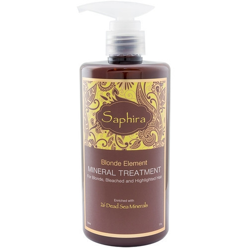 Saphira Mineral Smoothing Treatment Mineralais Praturtinta Tiesinimo Priemonė Su Negyvosios Jūros Mineralais, Blonde, 500ml