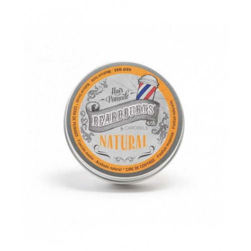 Beardburys Natural Hair Pomade Vidutinės fiksacijos pomada kreminės konsistencijos, 100ml