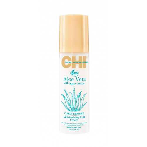 CHI Curls Defined Moisturizing Curl Cream Drėkinantis kremas garbanoms su alavijais ir agavų sultimis, 147ml