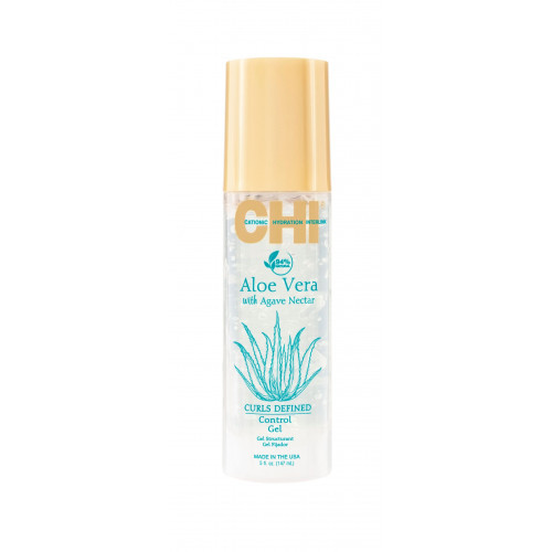 CHI Curls Defined Control Gel Plaukų formavimo želė su alavijais ir agavų sultimis, 147ml