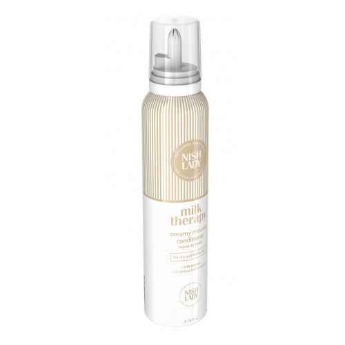 Nishlady Milk Therapy Creamy Mousse Kreminės putos plaukams, 200ml
