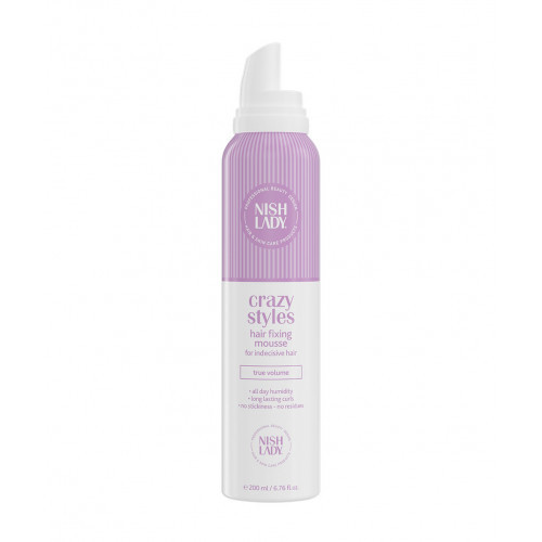 Nishlady Hair Fixing Mousse Plaukų formavimo putos, 200ml