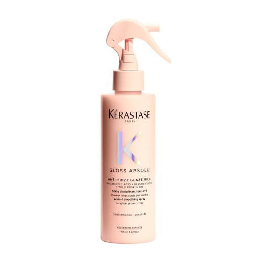 Kérastase Gloss Absolu Anti-Frizz Glaze Milk Hair Spray Glotnumo suteikiantis purškiklis, 190ml