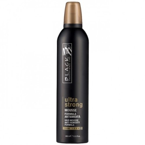 Plaukų putos PARISIENNE BLACK ULTRA STRONG, 400 ml