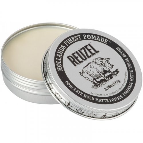 Reuzel Concrete Hold Matte Pomade Itin stiprios fiksacijos plaukų formavimo pomada, 95g