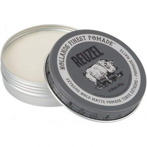 Reuzel Extreme Hold Matte Pomade Itin stiprios fiksacijos matinė plaukų pomada, 95g