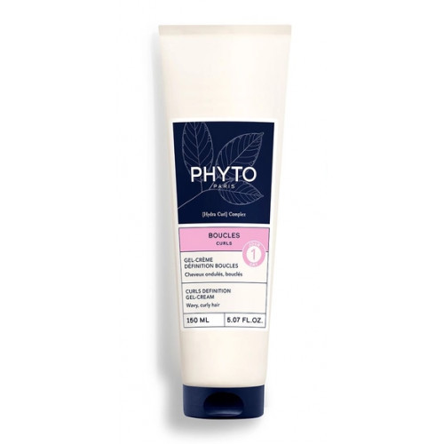 Phyto Curls Definition Gel Cream Day 1T Garbanų formavimo gelinis kremas, 150ml