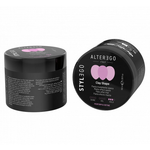 Alter Ego Italy Clay Shape Matte Effect Paste Plaukų formavimo pasta, 100ml