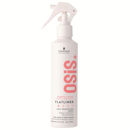 Schwarzkopf Professional Nuo karščio apsaugantis purškiklis plaukams Schwarzkopf Osis+ Flatliner 200 ml