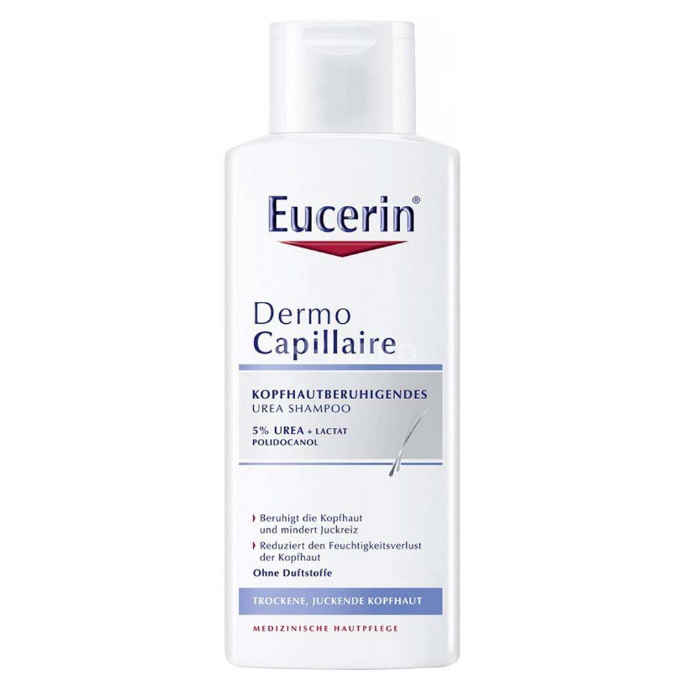 EUCERIN Dermo Capillaire Calming 5% Urea Šampūnas sausas oda galvos 250 ml