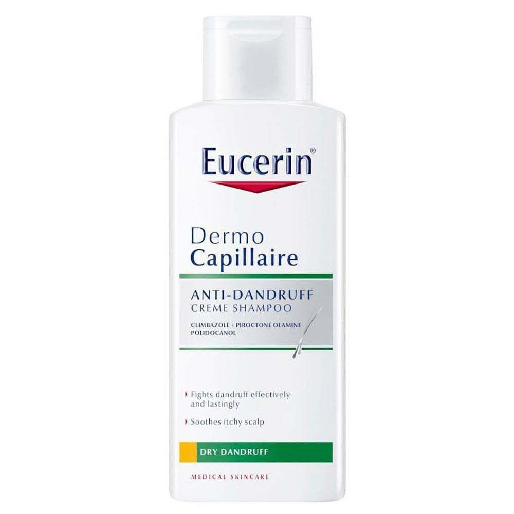 EUCERIN Dermo Capillaire kremas-Šampūnas nuo pleiskanų sausas oda galvos 250 ml