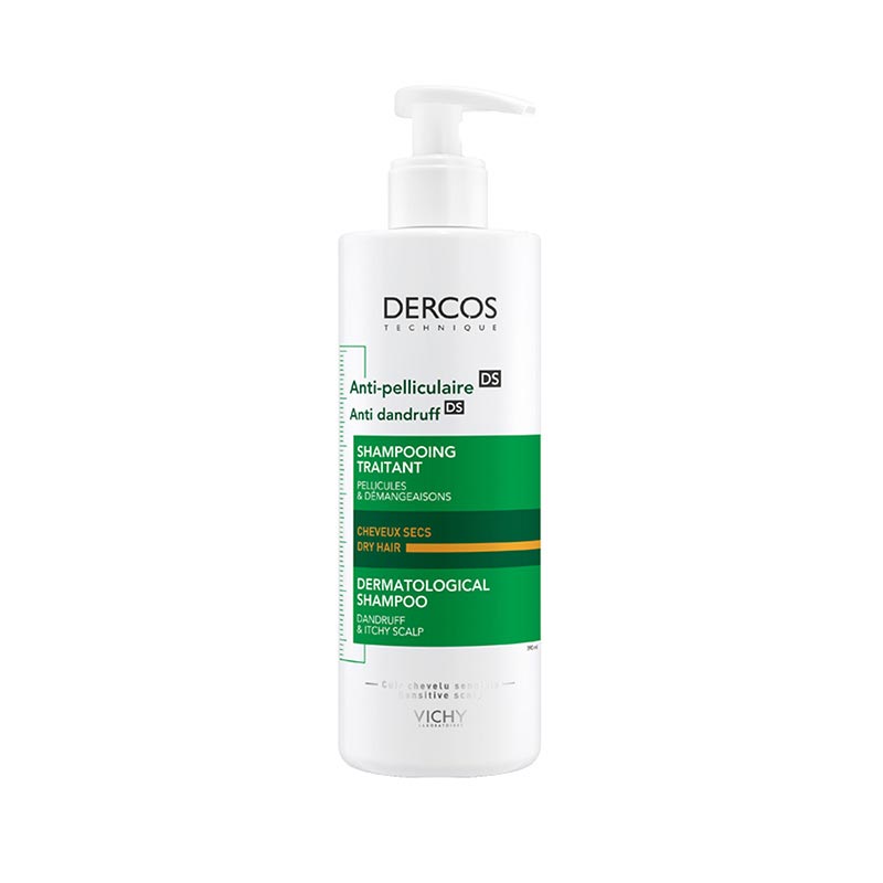 VICHY DERCOS šampūnas nuo pleiskanų sausai galvos odai 390 ml