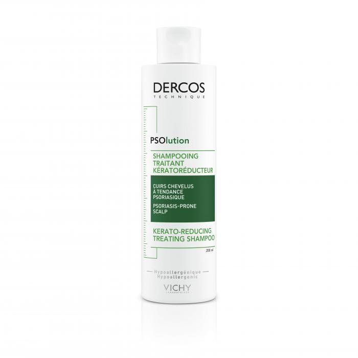 VICHY DERCOS PSOlution keratozę mažinantis ir gydantis šampūnas 200 ml