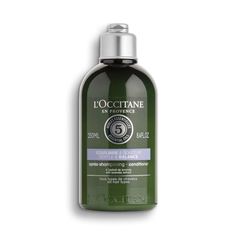 L'OCCITANE 5 Eteriniai aliejai Gentle & Balance kondicionierius 250 ml