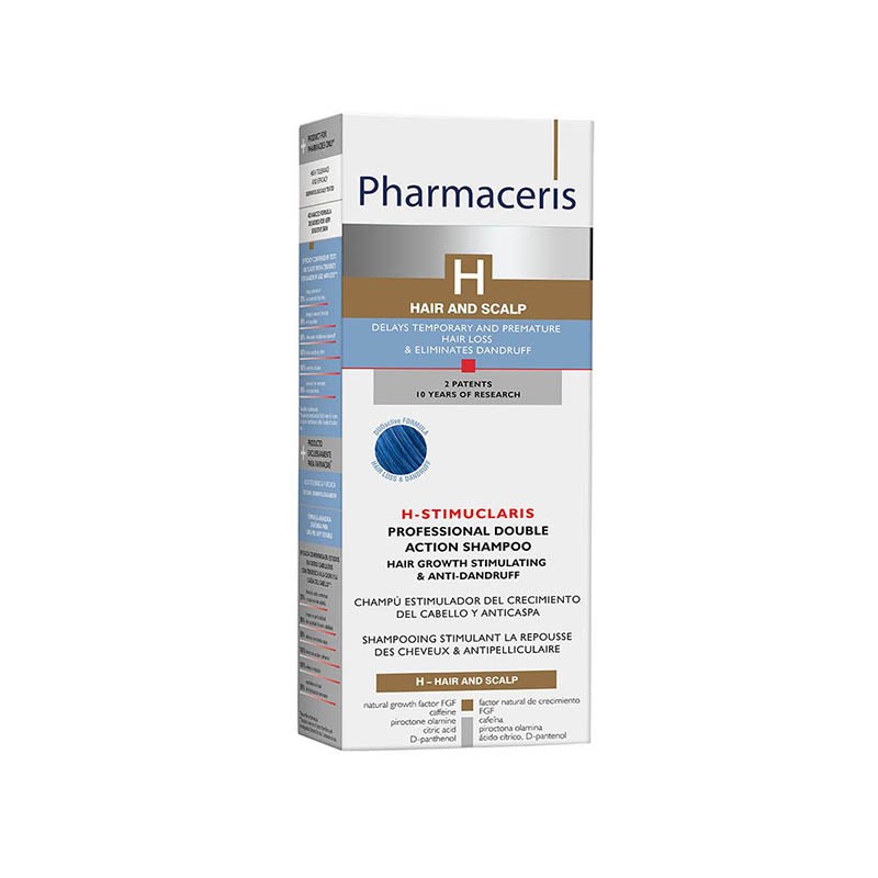 PHARMACERIS H Stimuclaris šampūnas nuo pleiskanų 250 ml