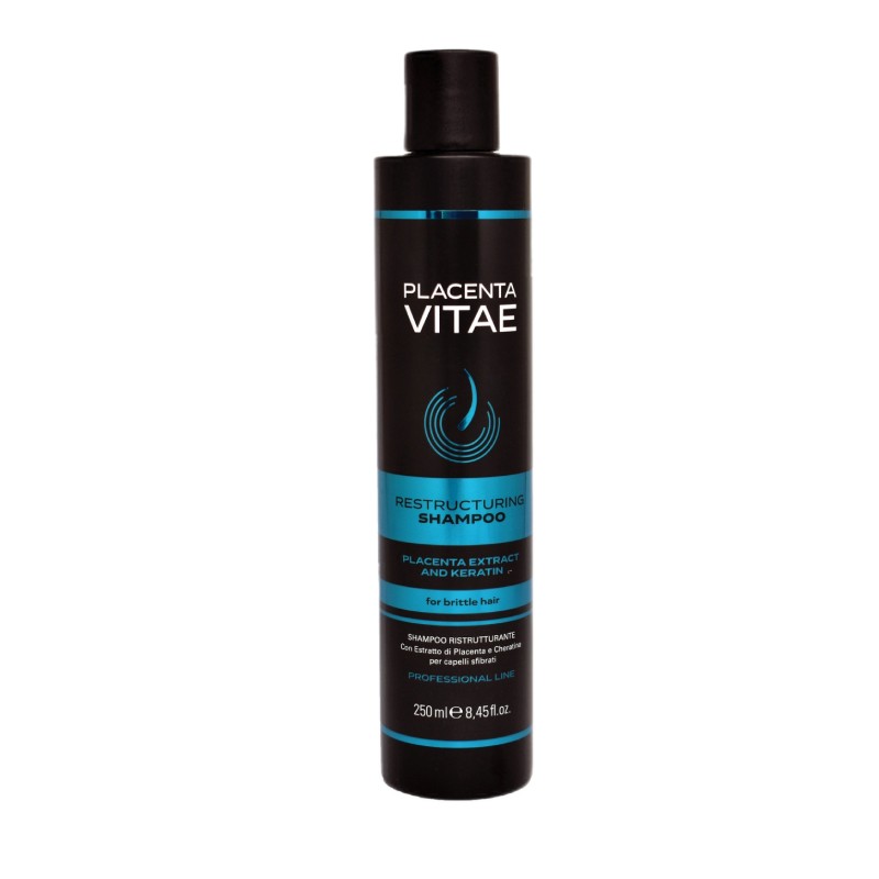 PLACENTA VITAE Restruktūrizuojantis šampūnas su keratinu 250 ml