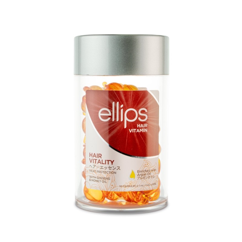 ELLIPS Hair Vitality vitaminai intensyviai plaukų mitybai, kapsulės 1 ml x N50