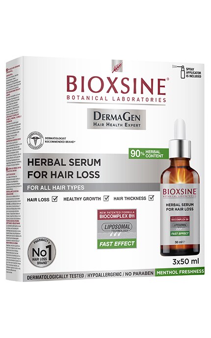 BIOXSINE Serumas nuo plaukų slinkimo Bioxsine Dermagen 3x50 ml
