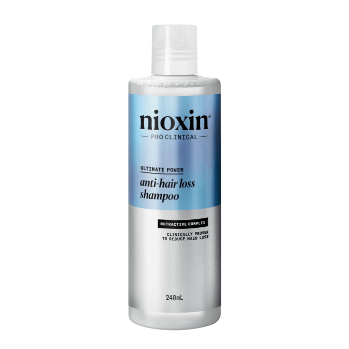 NIOXIN PRO CLINICAL ANTI-HAIR LOSSSHAMPOO- ŠAMPŪNAS NUO PLAUKŲ SLINKIMO 240 ML