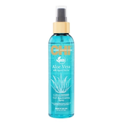 Garbanas išryškinantis purškiklis plaukams CHI Aloe Vera Defined Curl Reactivating Spray 177ml