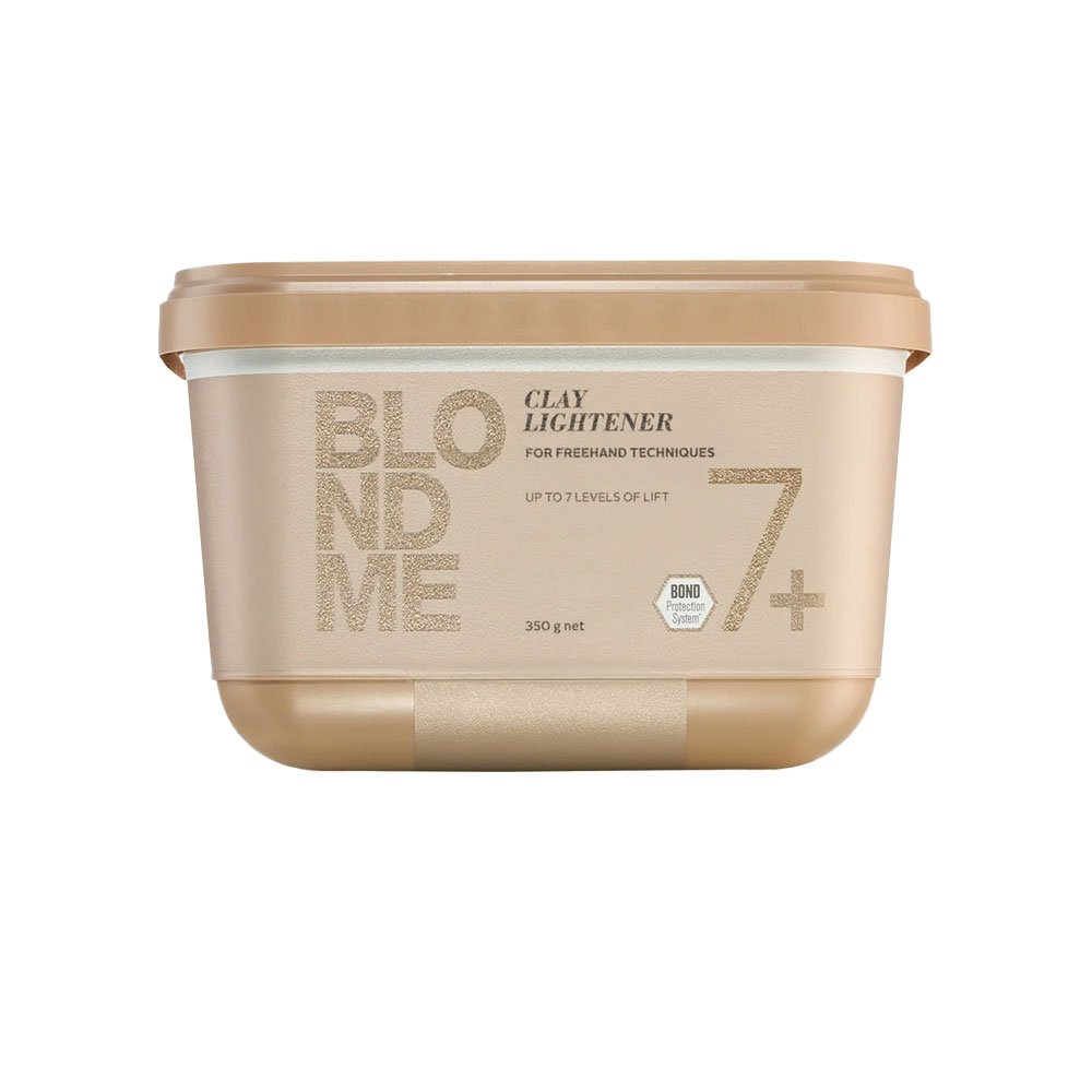 Plaukų šviesinimo milteliai Schwarzkopf Blond Me Clay For Freehand Techniques 7+ (Bond Protection System) 350g