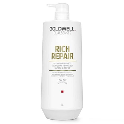 Šampūnas pažeistiems plaukams Goldwell Rich Repair Restoring Shampoo 1000ml