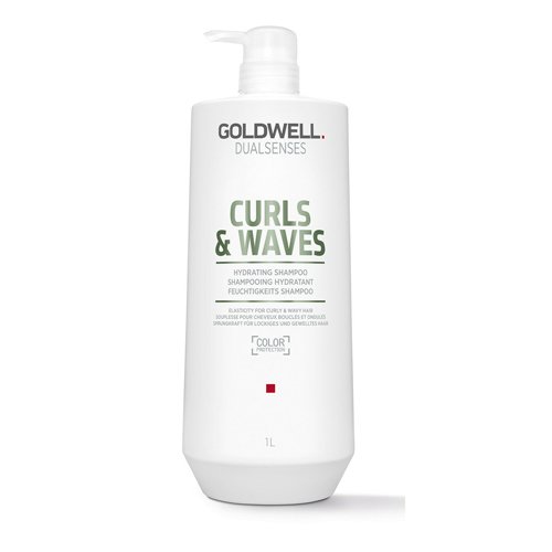 Drėkinantis garbanotų plaukų šampūnas Goldwell Dualsenses Curls & Waves Hydrating Shampoo 1000ml