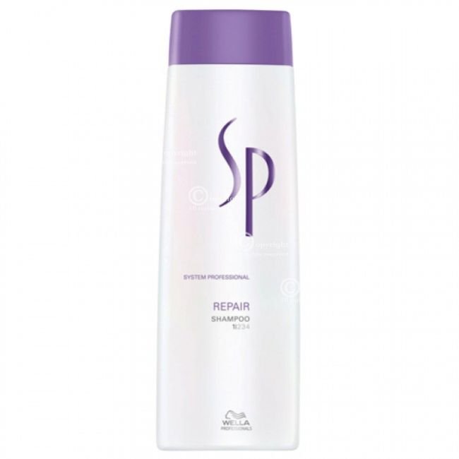 Šampūnas pažeistiems plaukams Wella SP Repair Shampoo 250 ml