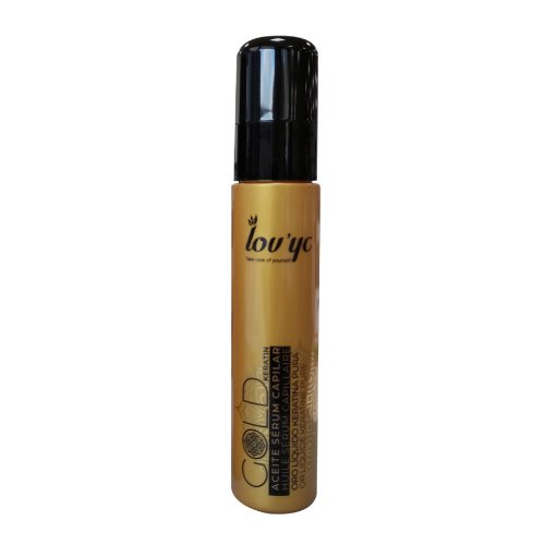 Plaukų serumas LOVYC GOLD KERATIN, 60 ml