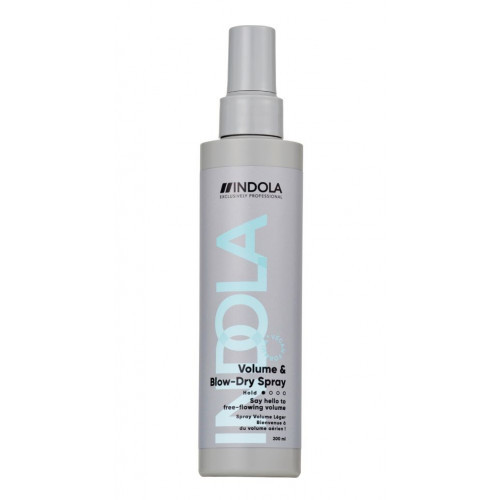 Indola Volume & Blow-Dry Spray Purškiklis suteikiantis apimtį ir apsaugą nuo karščio, 200ml