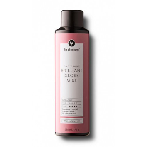 HH Simonsen Brilliant Gloss Mist Blizgesį suteikiantis purškiklis, 250ml