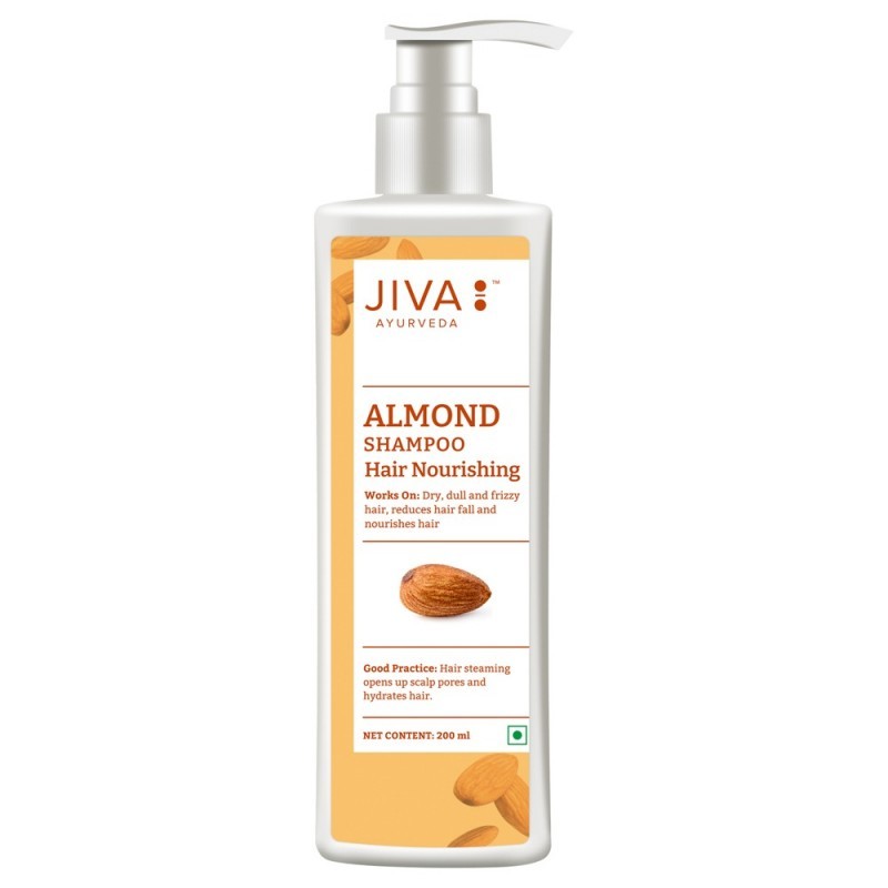 Maitinamasis šampūnas su migdolais Jiva Ayurveda Almond 200ml