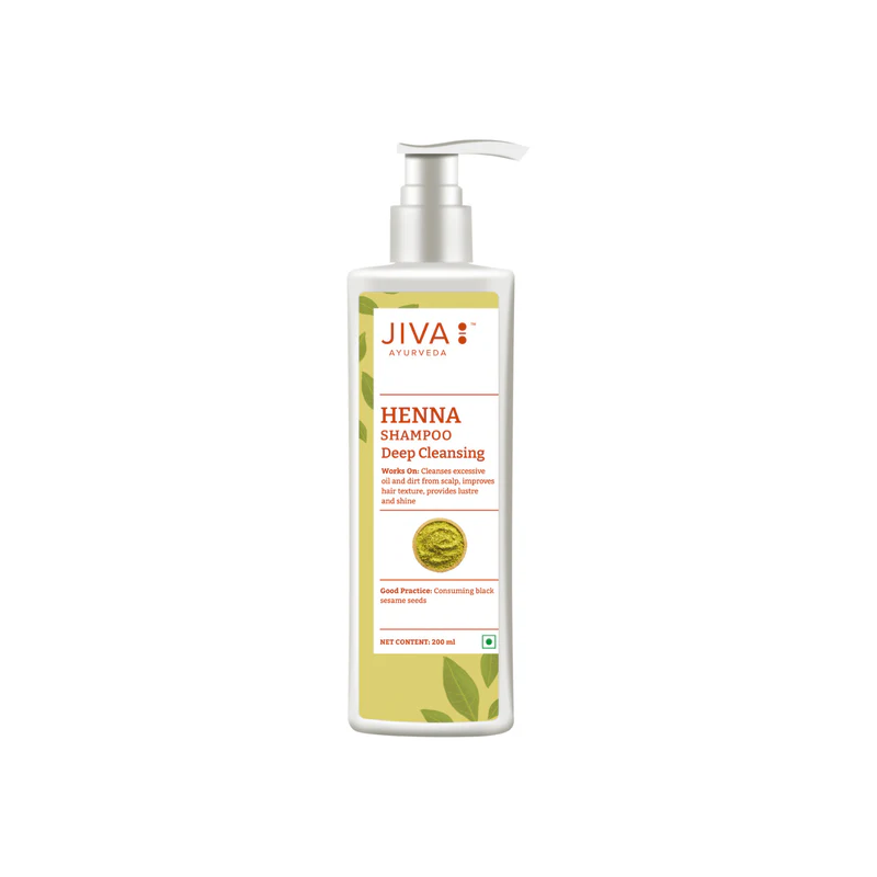 Jiva Henna giliai valantis šampūnas 200ml