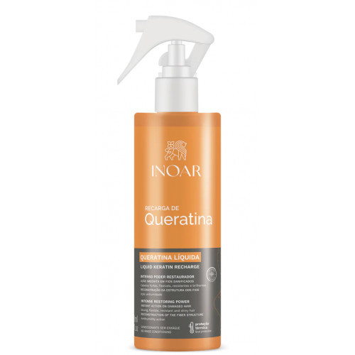 Inoar Queratina Liquid Keratin Recharge Skystas purškiamas keratinas, 200ml