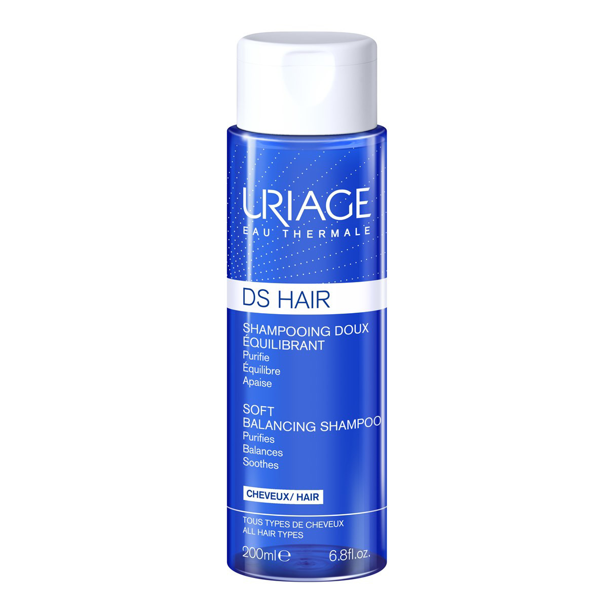Uriage D.S,. šampūnas, švelnus balansuojamasis, 200ml
