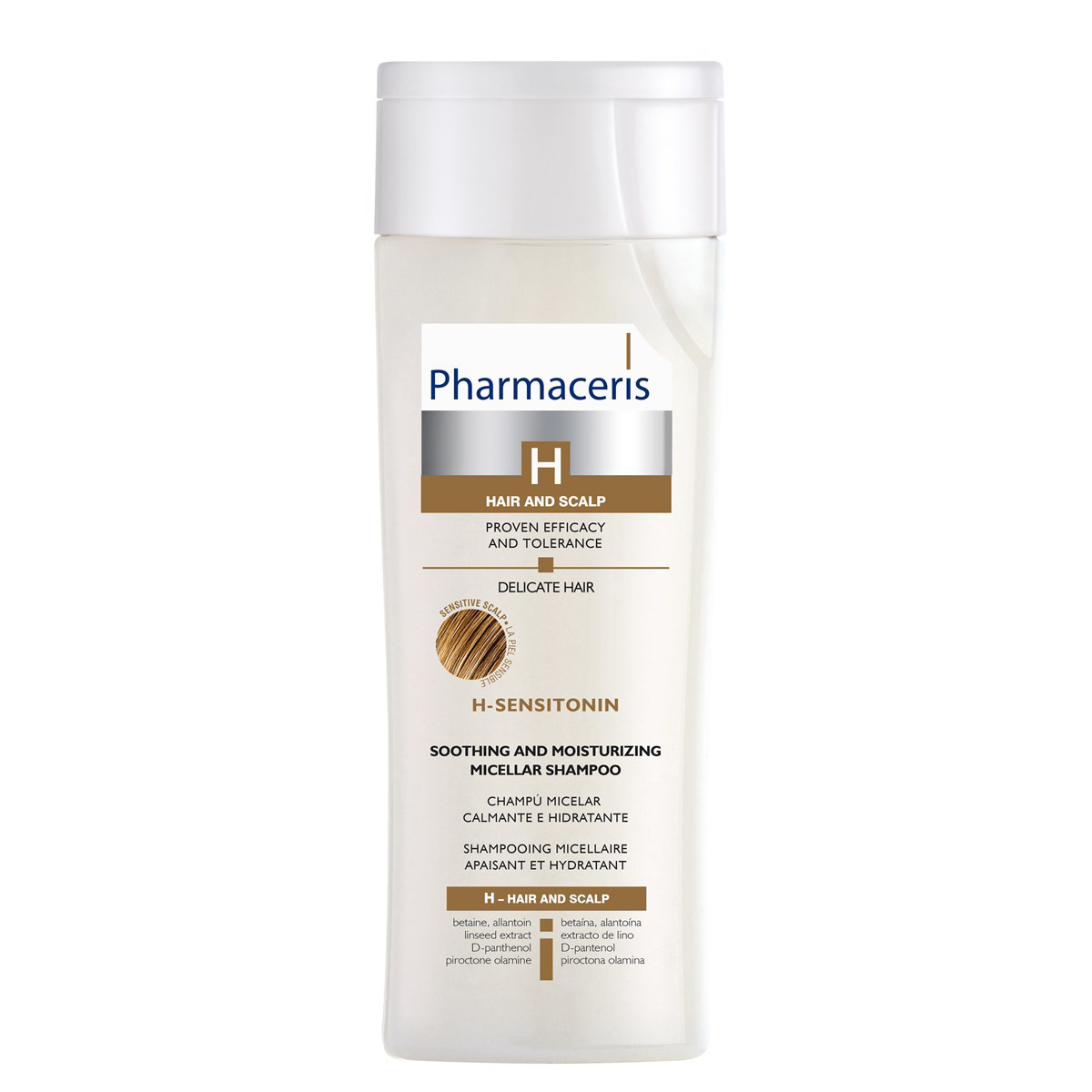 PHARMACERIS H SENSITONIN, šampūnas jautriai odai, 250 ml
