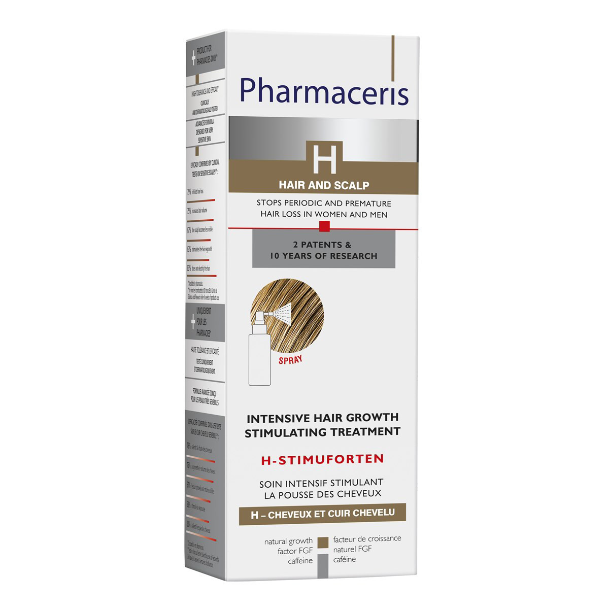 PHARMACERIS H STIMUFORTEN, augimą skatinanti priemonė, 125 ml